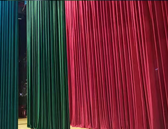 助力教育領域舞臺建設，推動校園文化發(fā)展！星海中學報告廳舞臺阻燃幕布建設項目