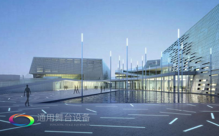 舞臺(tái)阻燃幕布通用舞臺(tái)扛起建設(shè)單位責(zé)任，加強(qiáng)檢查監(jiān)管，落實(shí)“3個(gè)100%”要求！東莞市工人文化宮工人電影院改造工程順利完工