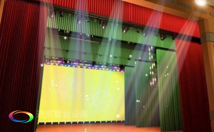 淮安市淮陰開明實驗學(xué)校報告廳 機(jī)械舞臺吊桿、剛性防火幕項目竣工
