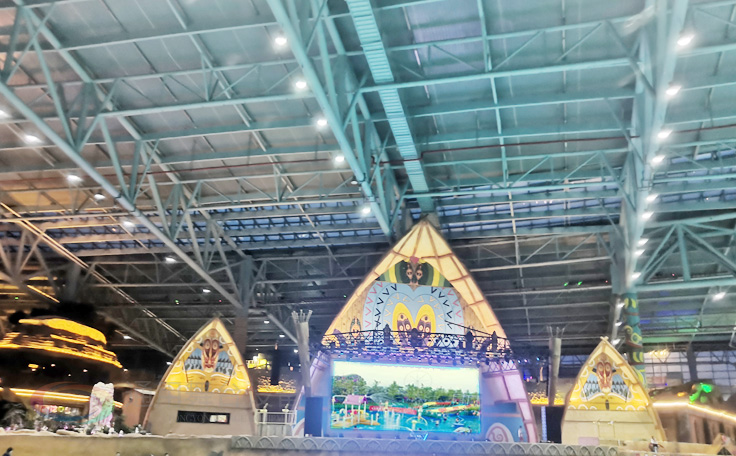 通用舞臺(tái)廣州某水世界項(xiàng)目，涉及舞臺(tái)燈光、音響及吊桿系統(tǒng)全面竣工，打造沉浸式演藝新標(biāo)桿